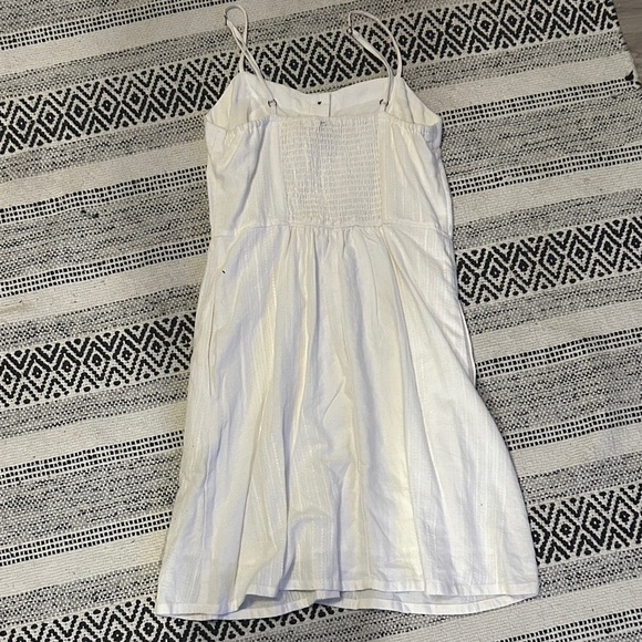 Universal Thread White Midi Dress with Button Detail - Picture 4 of 4